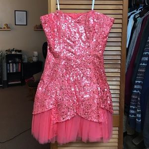 Pink Debs Prom Dress